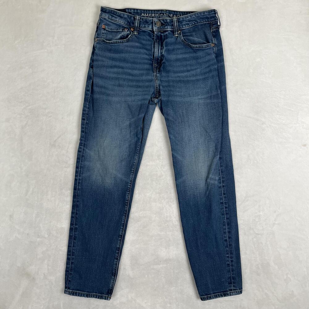 American Eagle Outfitters Jeans Mens 32x30 Blue Athletic Fit Tapered Stretch
